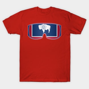 Wyoming Ski Goggles T-Shirt